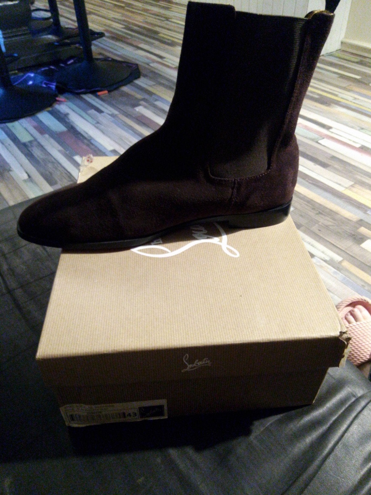 Louboutin dames schoenen maat 43 nieuw, Bruin, Verzenden, Lage of Enkellaarzen, Nieuw