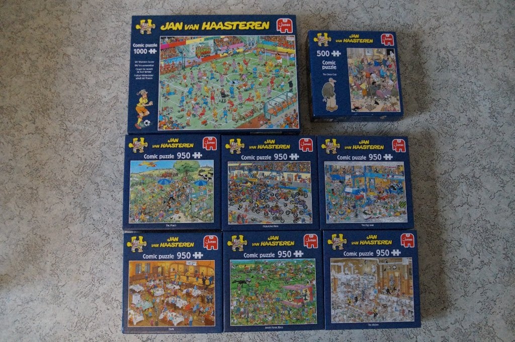 legpuzzels, Ophalen, 500 t/m 1500 stukjes, Zo goed als nieuw, Legpuzzel