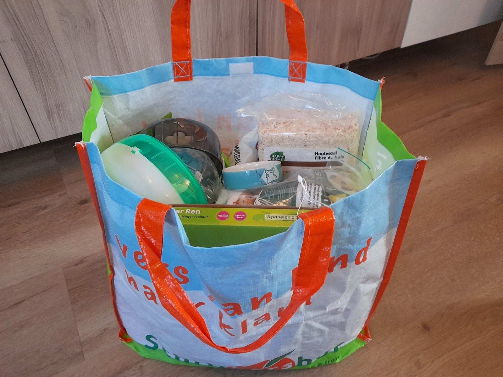 Knaagdieren (hamster) spullen, Ophalen
