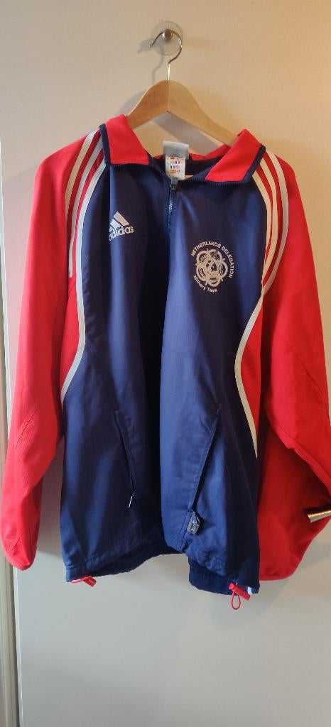 trainingsjas ADIDAS leger defensie unisex L, Maat 52/54 (L), Blauw, Ophalen of Verzenden, Zo goed als nieuw