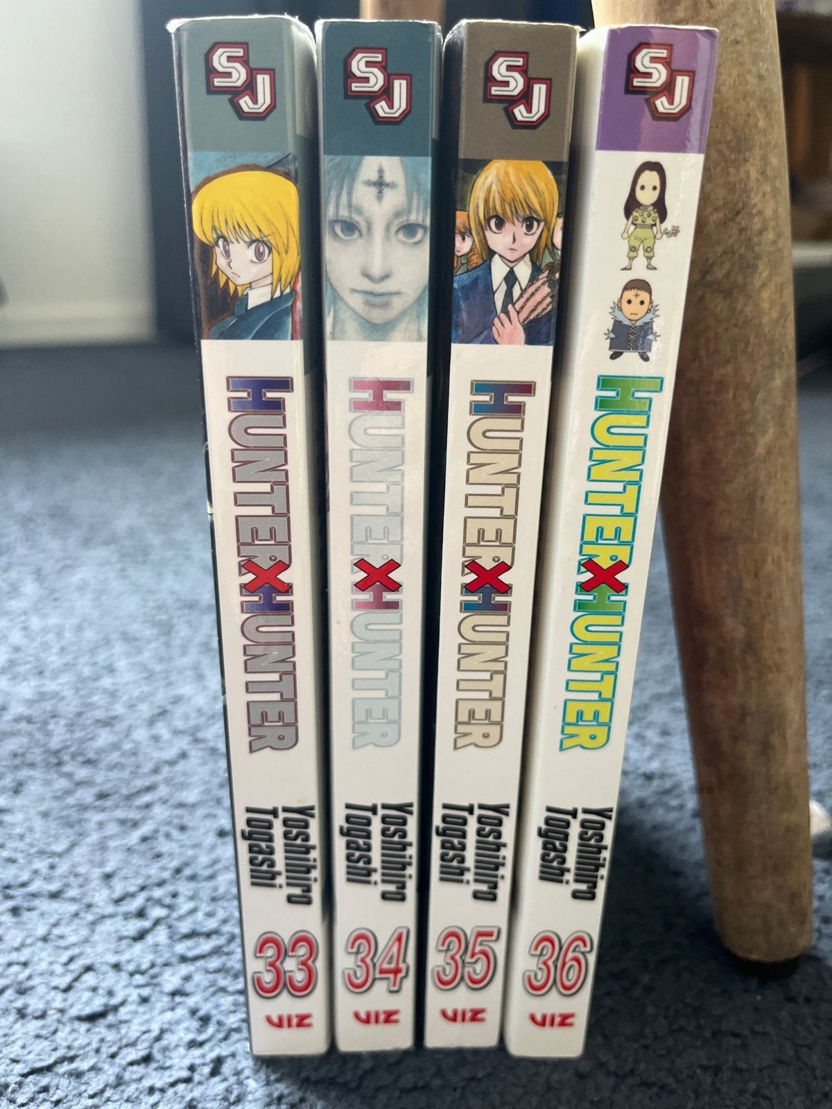 Hunter x Hunter Manga Deel 33-36 - Yoshihiro Togashi, Meerdere stripboeken, Ophalen, Gelezen