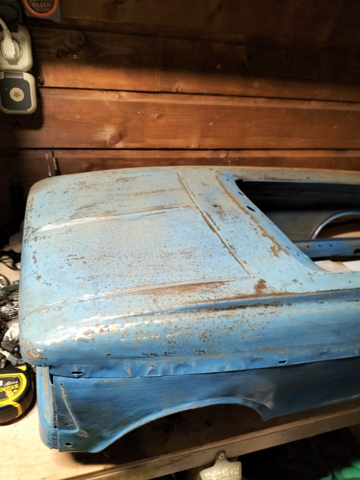 moskvich trap auto, Ophalen