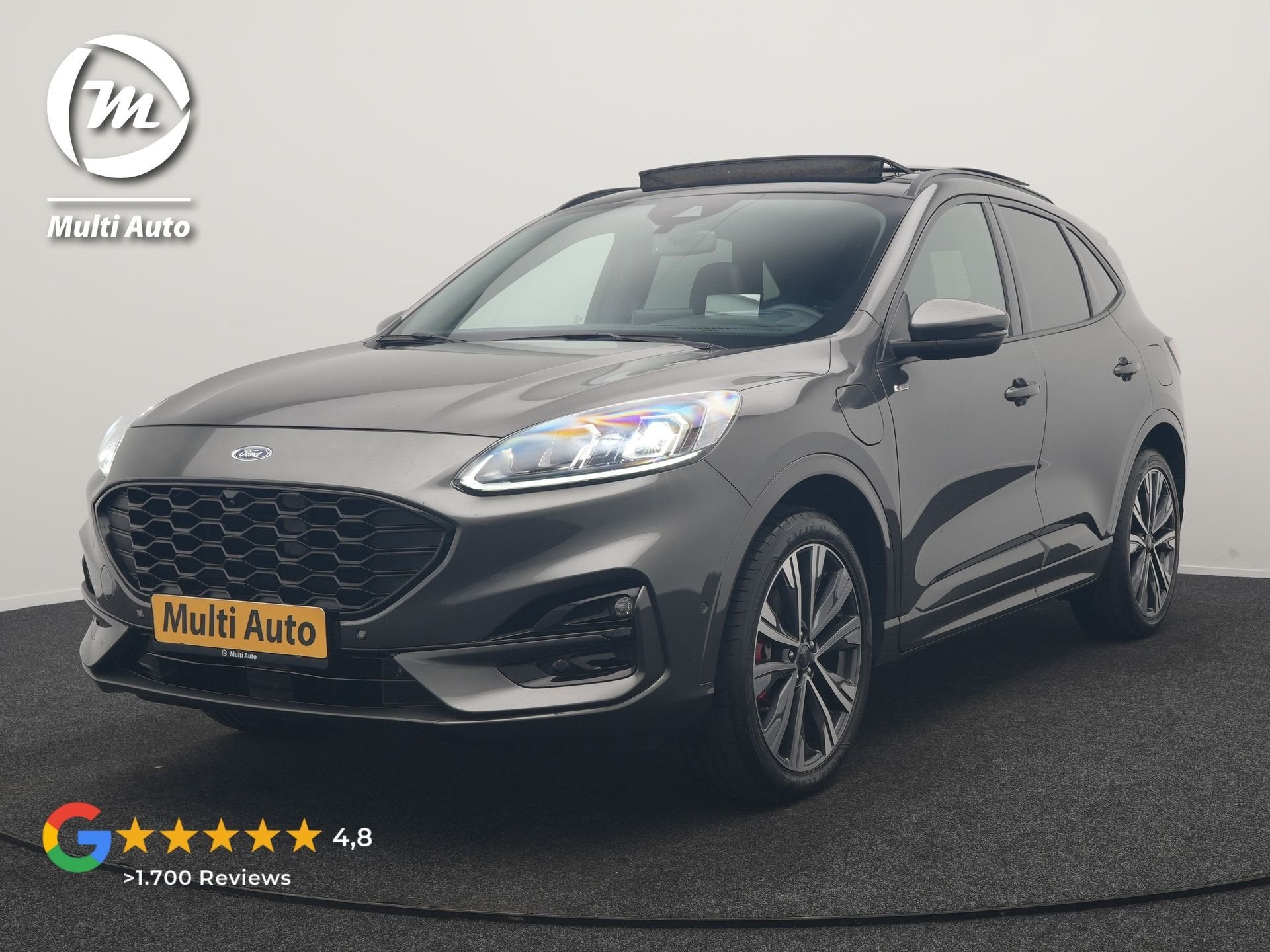 Ford Kuga 2.5 PHEV ST-Line X 225pk Dealer O.H | Trekhaak Afn, Dealer onderhouden, Gebruikt, Zwart, 4 cilinders