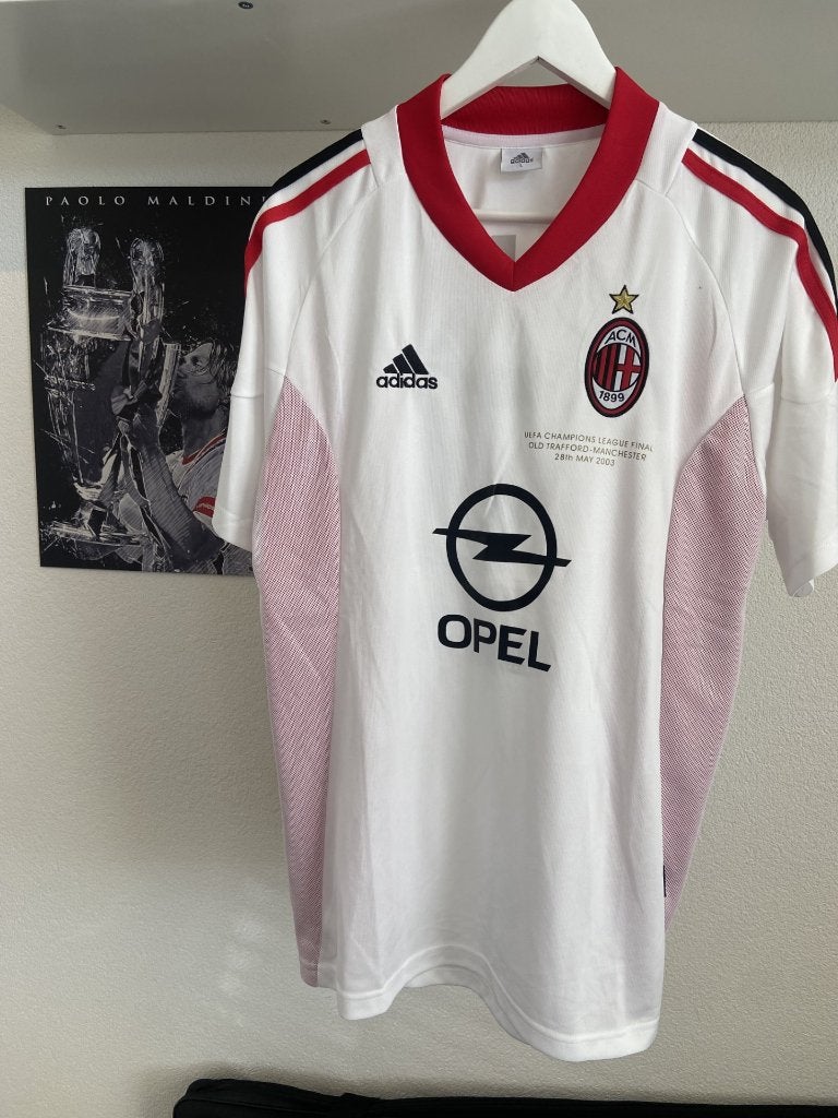 #RS024 Retroshirt Paolo Maldini (AC Milan) te koop! Maat L, Maat L, Verzenden, Nieuw, Shirt