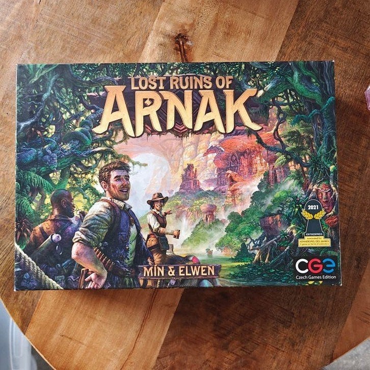 Lege doos Lost Ruins of Arnak met Folded Space insert, Hobby en Vrije tijd, Gezelschapsspellen | Bordspellen, Ophalen of Verzenden