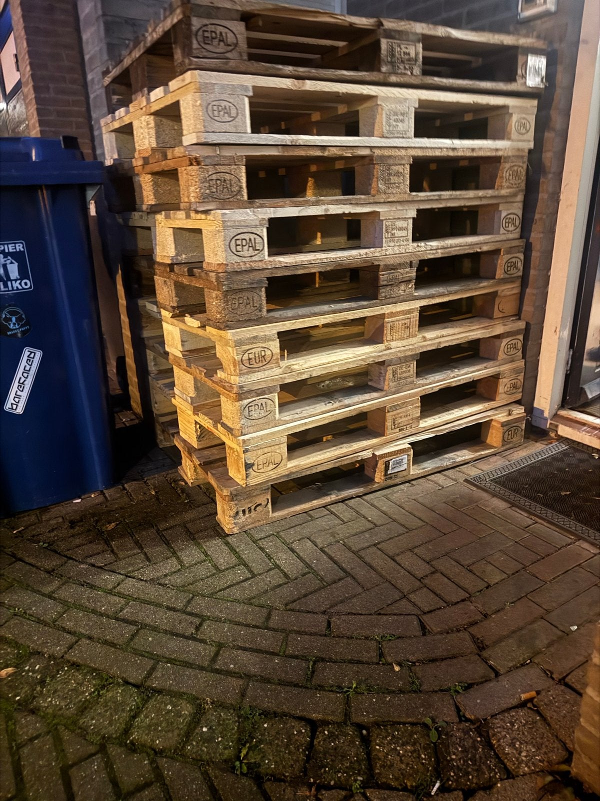 EPAL Europallets - In goede staat, Ophalen, Zo goed als nieuw, 50 mm of meer, Minder dan 200 cm