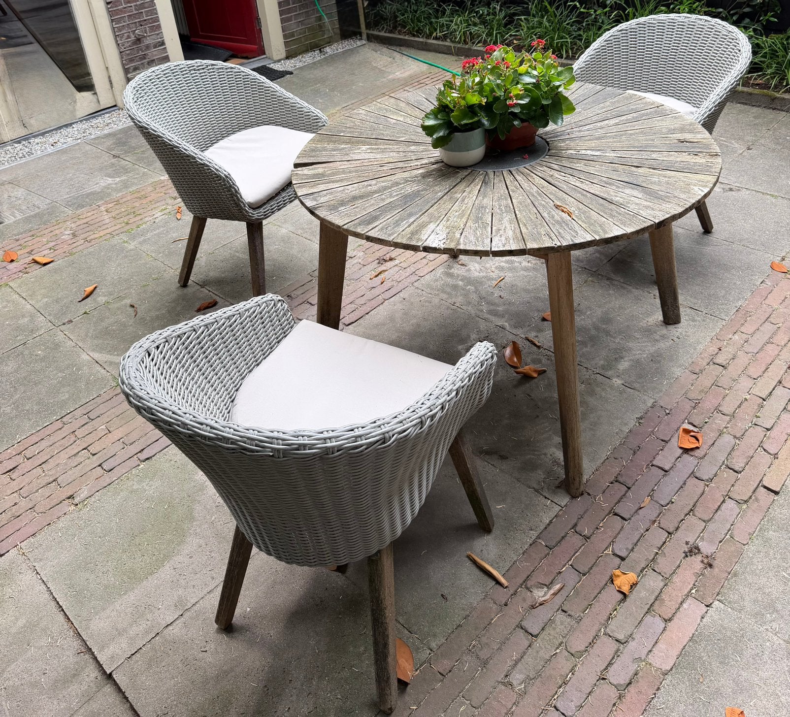 Terrasset, Tuin en Terras, Ophalen, Gebruikt, Eettafel, 3 zitplaatsen