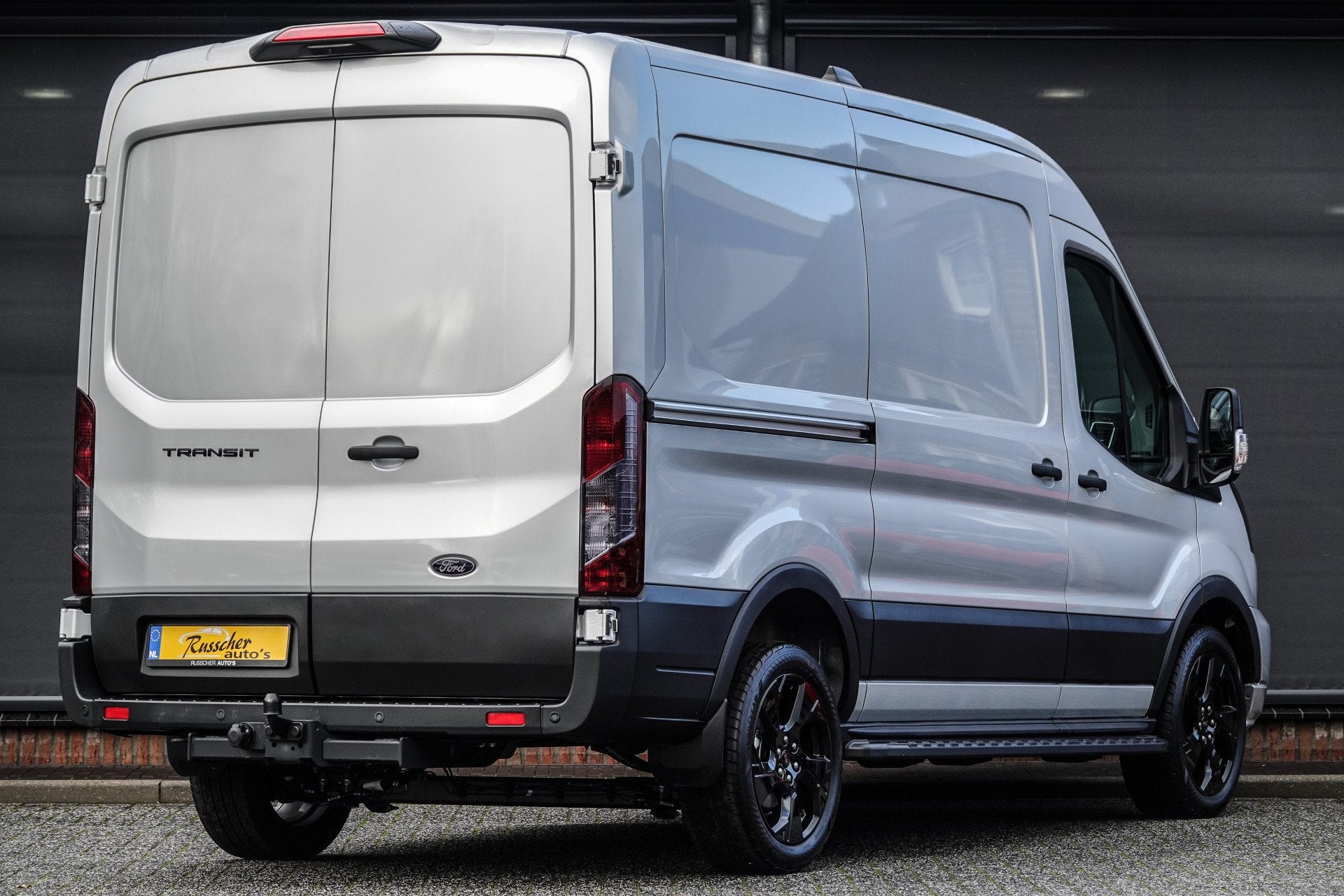 Ford Transit L2H2 | 165Pk A8 Aut. | Raptor Edition | 2x Schu, Auto's, 12 maanden, Stof, Zwart, 4 cilinders
