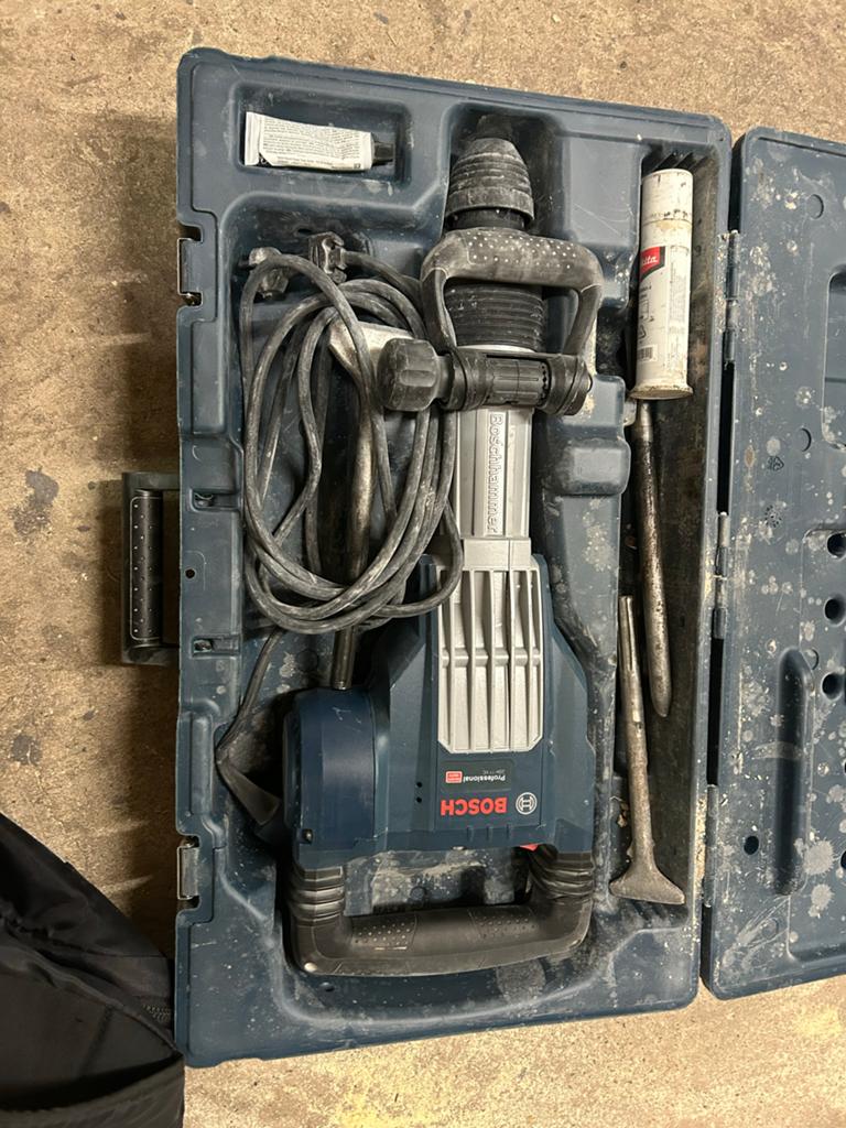 Bosch GSH 11 VC Professional Breekhamer, Ophalen of Verzenden, Zo goed als nieuw, 600 watt of meer, Boor- en/of Breekhamer