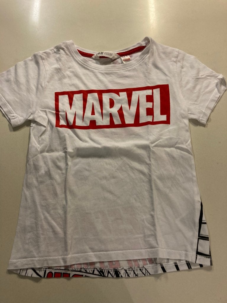 Marvel spiderman shirt hm maat 122-128 nette staat!, Jongen of Meisje, Ophalen of Verzenden, Shirt of Longsleeve, Marvel