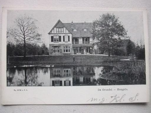 P182 Hengelo - De Grundel - 1907, Verzenden, Voor 1920, Gelopen, Overijssel