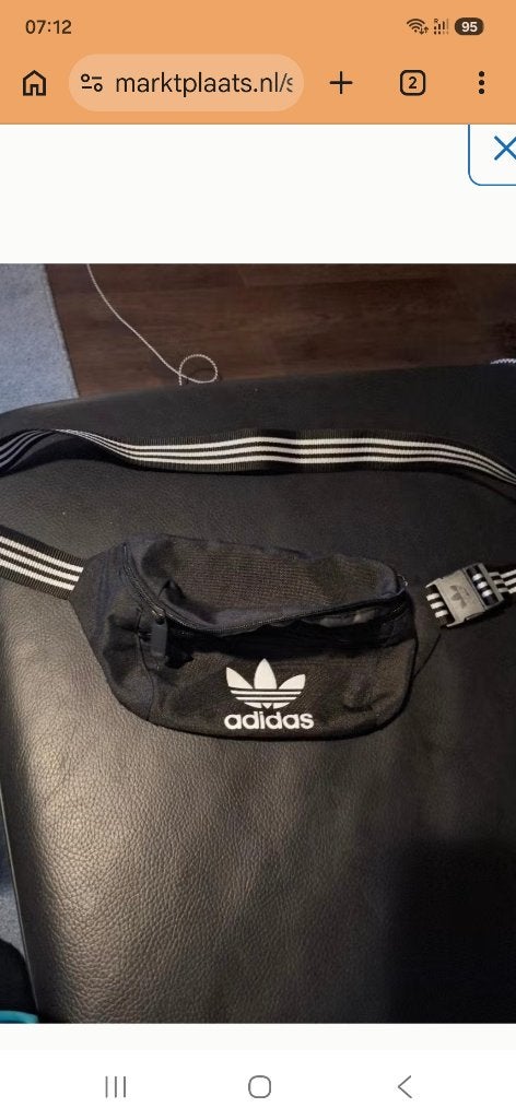 adidas Performance WAIST BAG UNISEX - Heuptas - black, Ophalen of Verzenden, Nieuw, Zwart, Overige merken