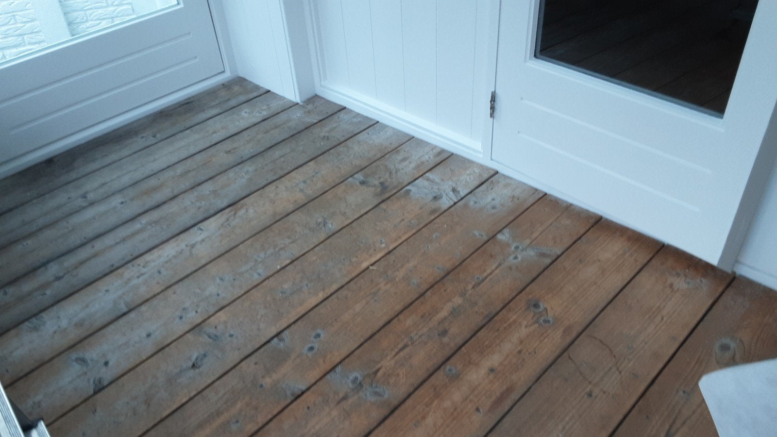 21 gebruikte grenen planken 26x190mm, lengte 244cm, Doe-het-zelf en Verbouw, Hout en Planken, Ophalen, Gebruikt, Steigerhout, 200 tot 250 cm