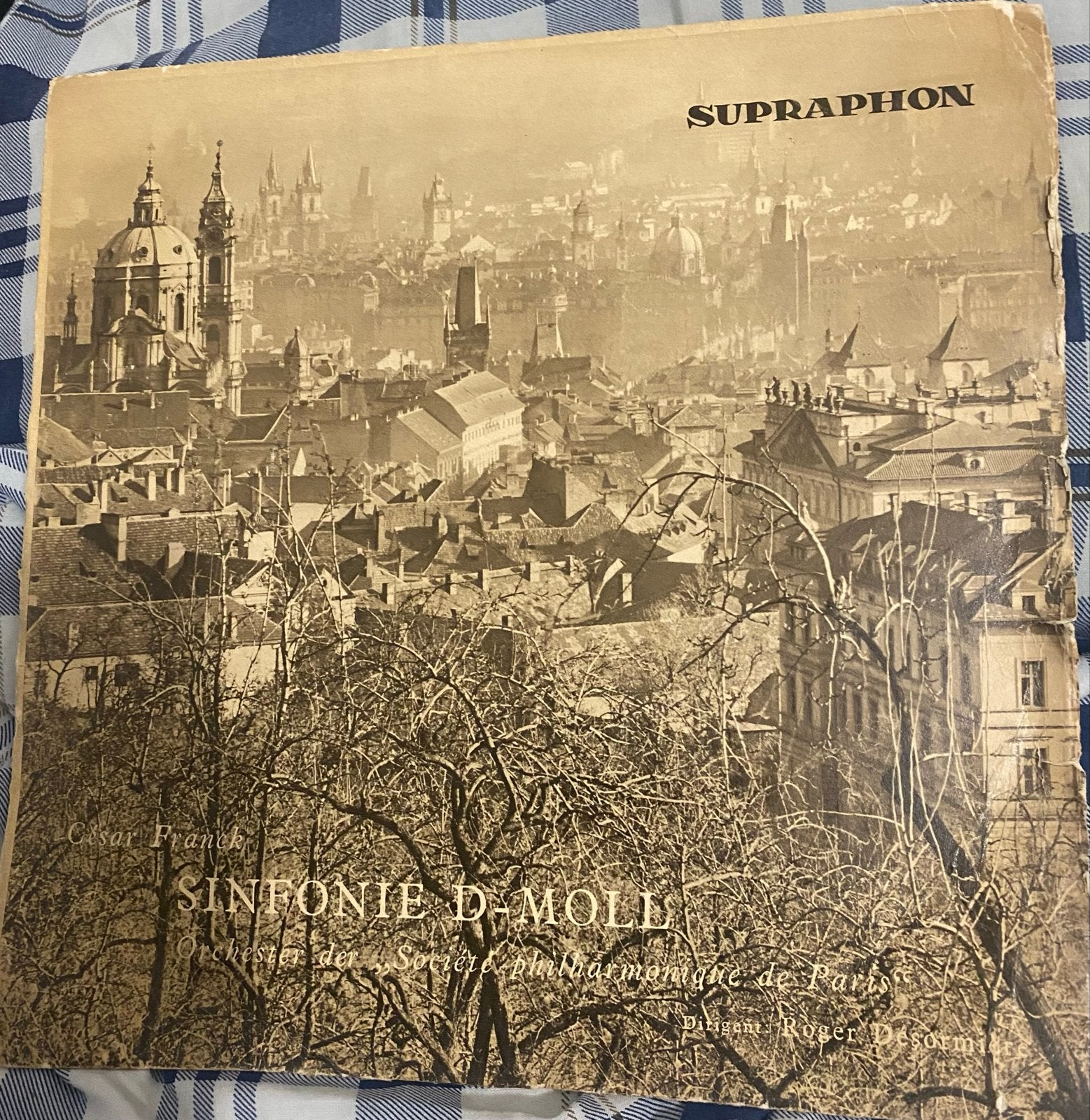 César Franck - Sinfonie D-Moll - Supraphon LPV-75 LP, LP, Gebruikt, Symfonie, Overige componisten