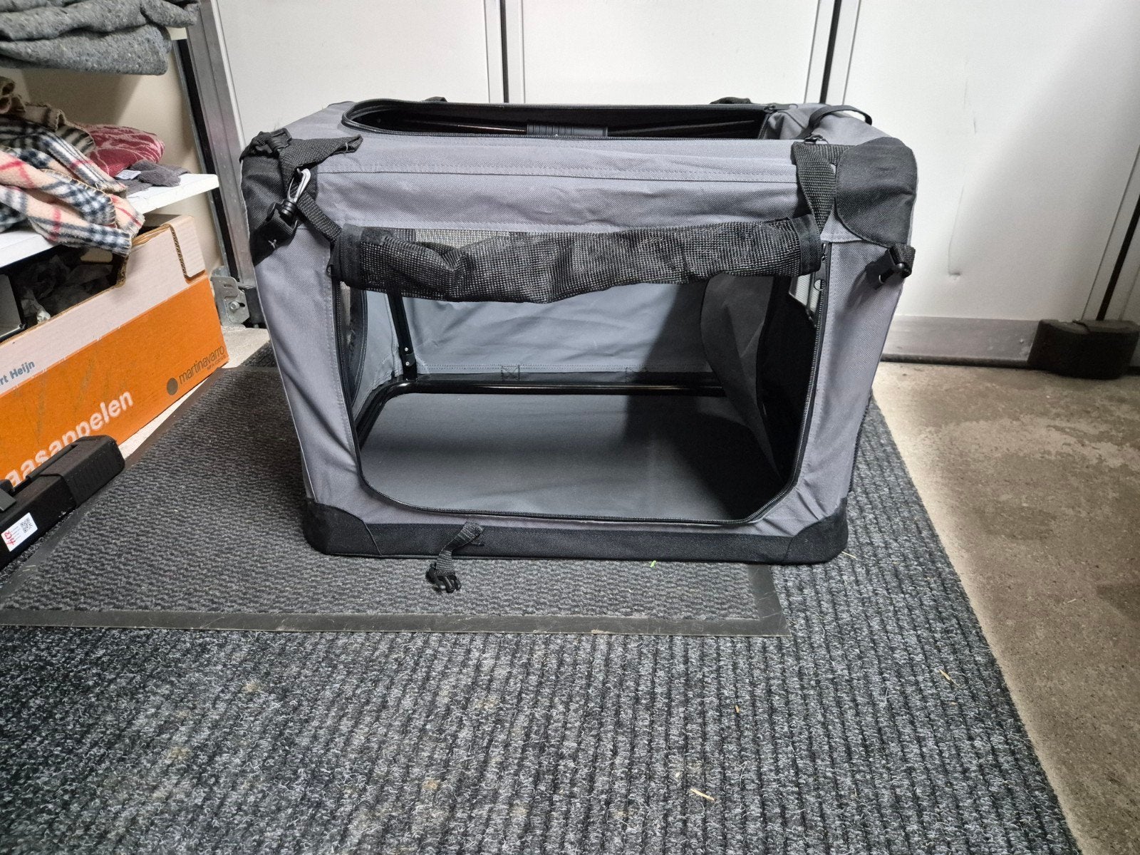 Opvouwbare reisbench 60x40x45, Dieren en Toebehoren, Ophalen, Zo goed als nieuw