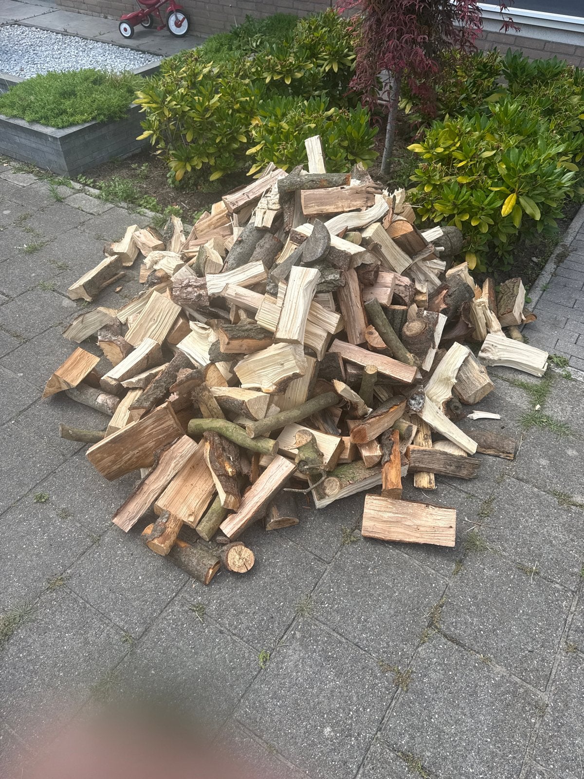 Gekloofd dennenhout - ruim 1 kuub brandhout, Minder dan 3 m³, Ophalen, Overige houtsoorten, Blokken