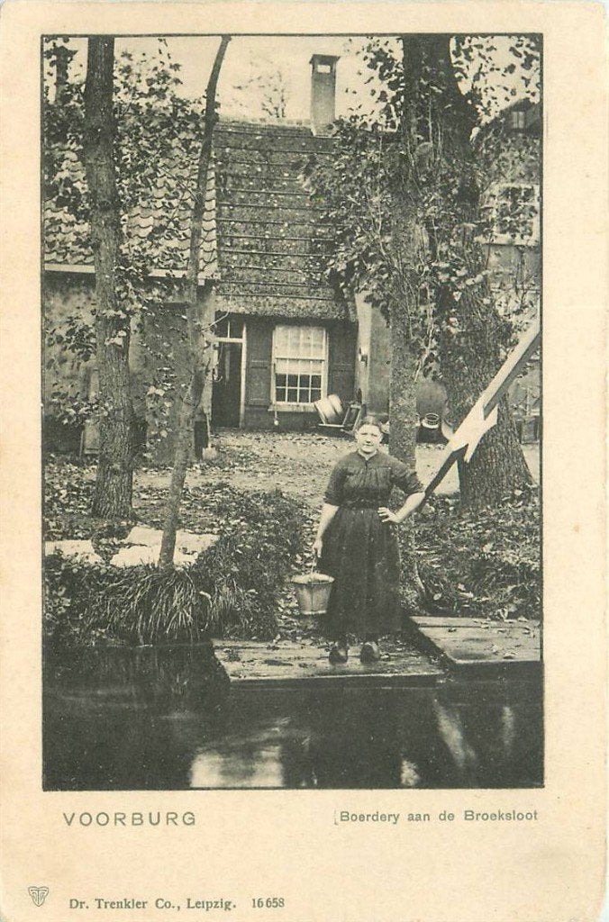 388-312-031 Voorburg Boerderij aan de Broeksloot, Verzenden, Voor 1920, Zuid-Holland