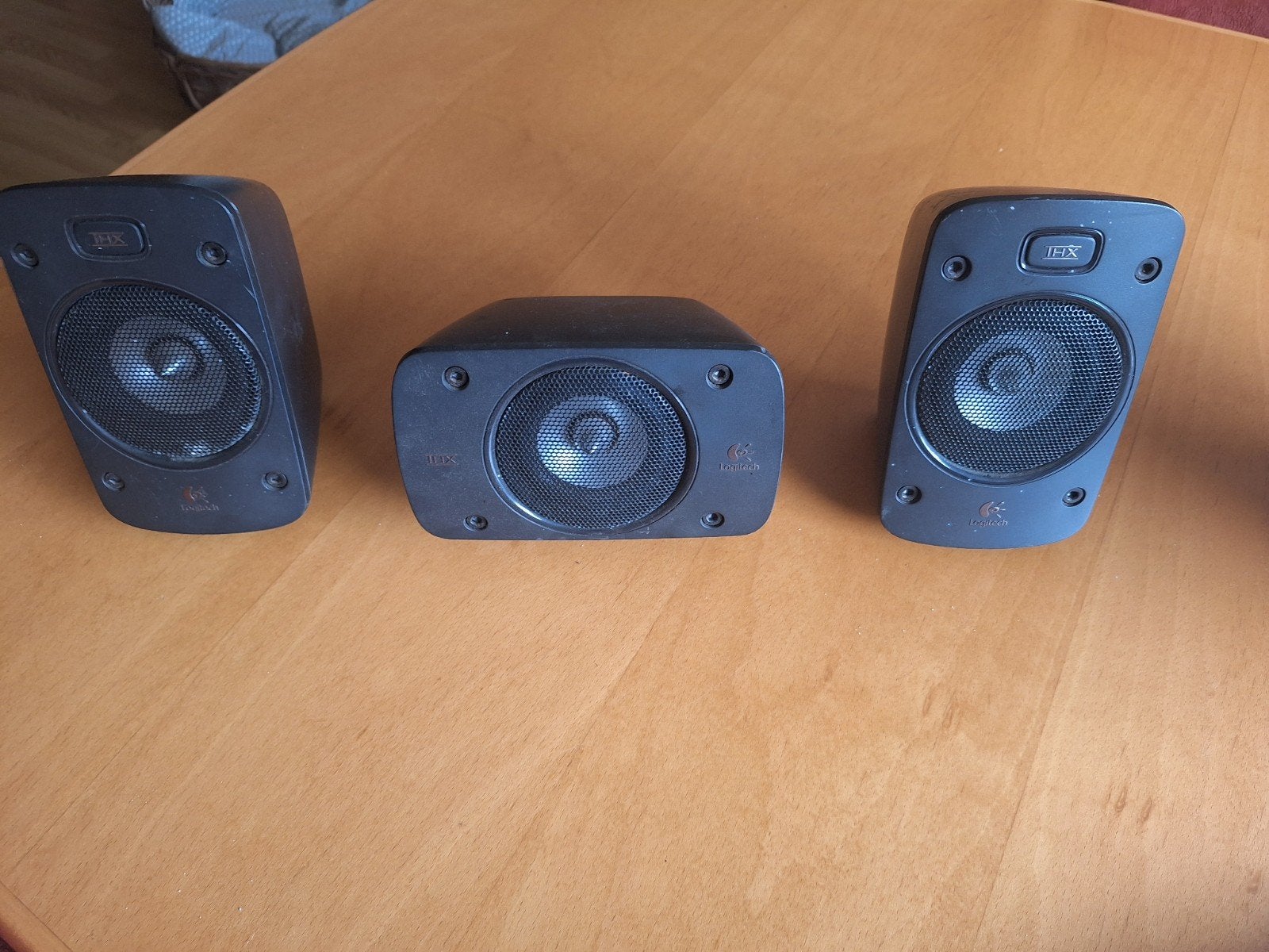 Logitech THX Speakerset - 3 stuks. Z906 z 5500, Gebruikt, Logitech, Speakerset, Ophalen of Verzenden