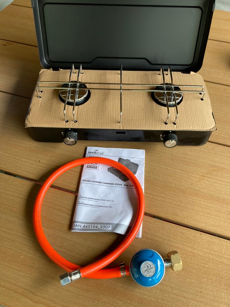 Nieuw dubbelpits camping kooktoestel, Ophalen, Nieuw