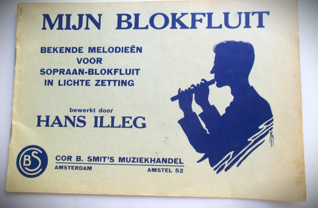 Sopraan Blokfluit~Bladmuziek~Mijn Blokfluit~Hans Illeg, Gebruikt, Klassiek, Overige soorten, Ophalen of Verzenden