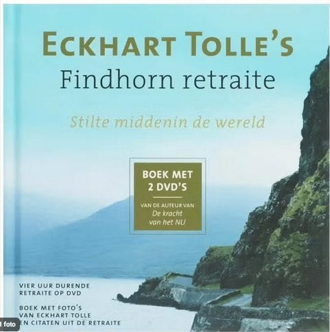 Eckhart Tolle's / Findhorn retraite (boek + 2 dvd's), Boeken, Ophalen of Verzenden, Zo goed als nieuw, Natuurwetenschap
