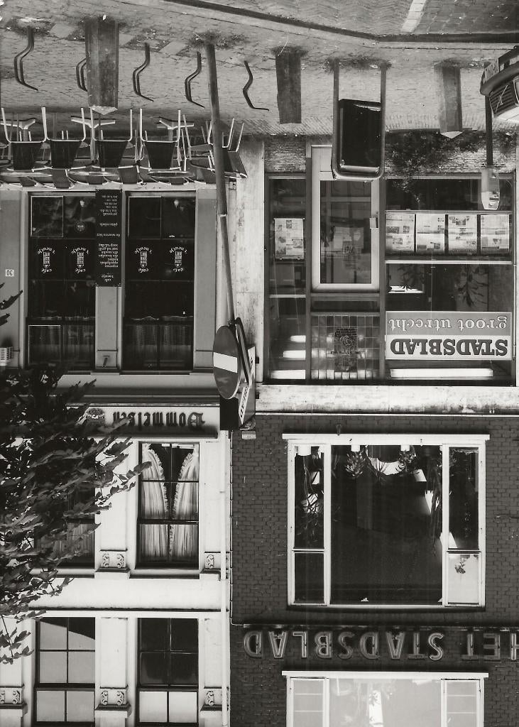 Utrecht Neude 31 Het Stadsblad en Recl Dommelsch Bier Foto, Ophalen of Verzenden, 1940 tot 1960, Ongelopen, Utrecht