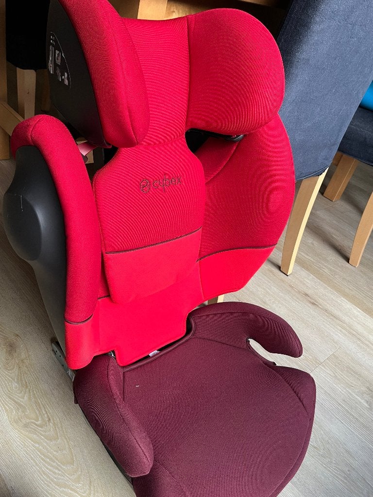 Cybex Solution M-Fix autostoeltje groep 2/3, 15 t/m 36 kg, Verstelbare rugleuning, Zo goed als nieuw, Isofix