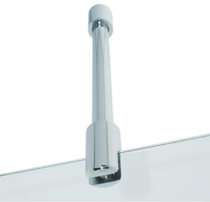 Douchewand stabilisatiestang set, plafondmontage, Ophalen of Verzenden, Nieuw, Chroom, Douche