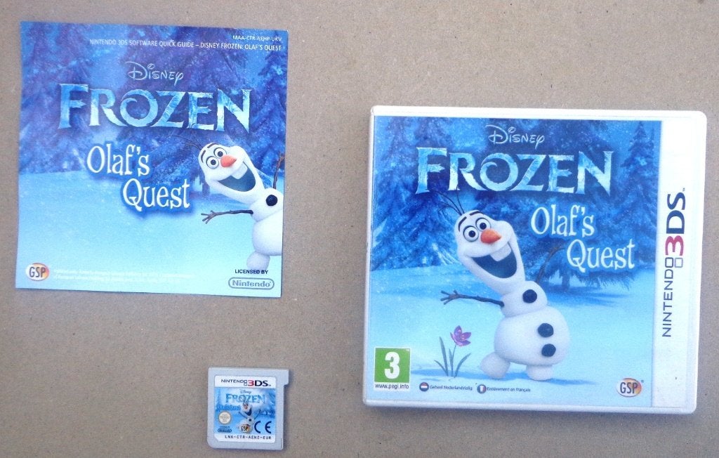 Disney Frozen Olafs Quest voor de Nintendo 3DS, Avontuur en Actie, 1 speler, Ophalen of Verzenden, Zo goed als nieuw