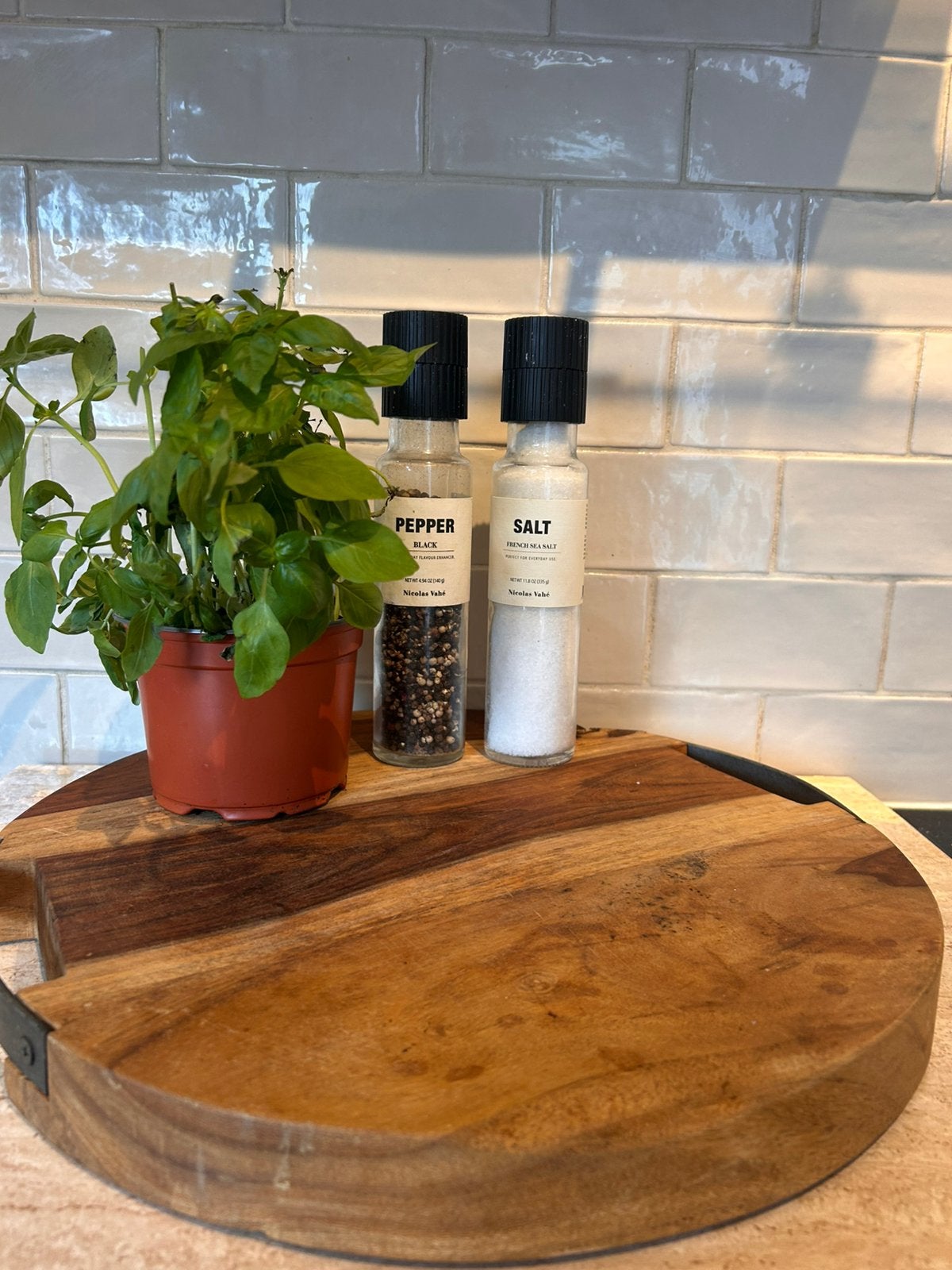 Houtne borrelplank, Ophalen, Zo goed als nieuw, Hout
