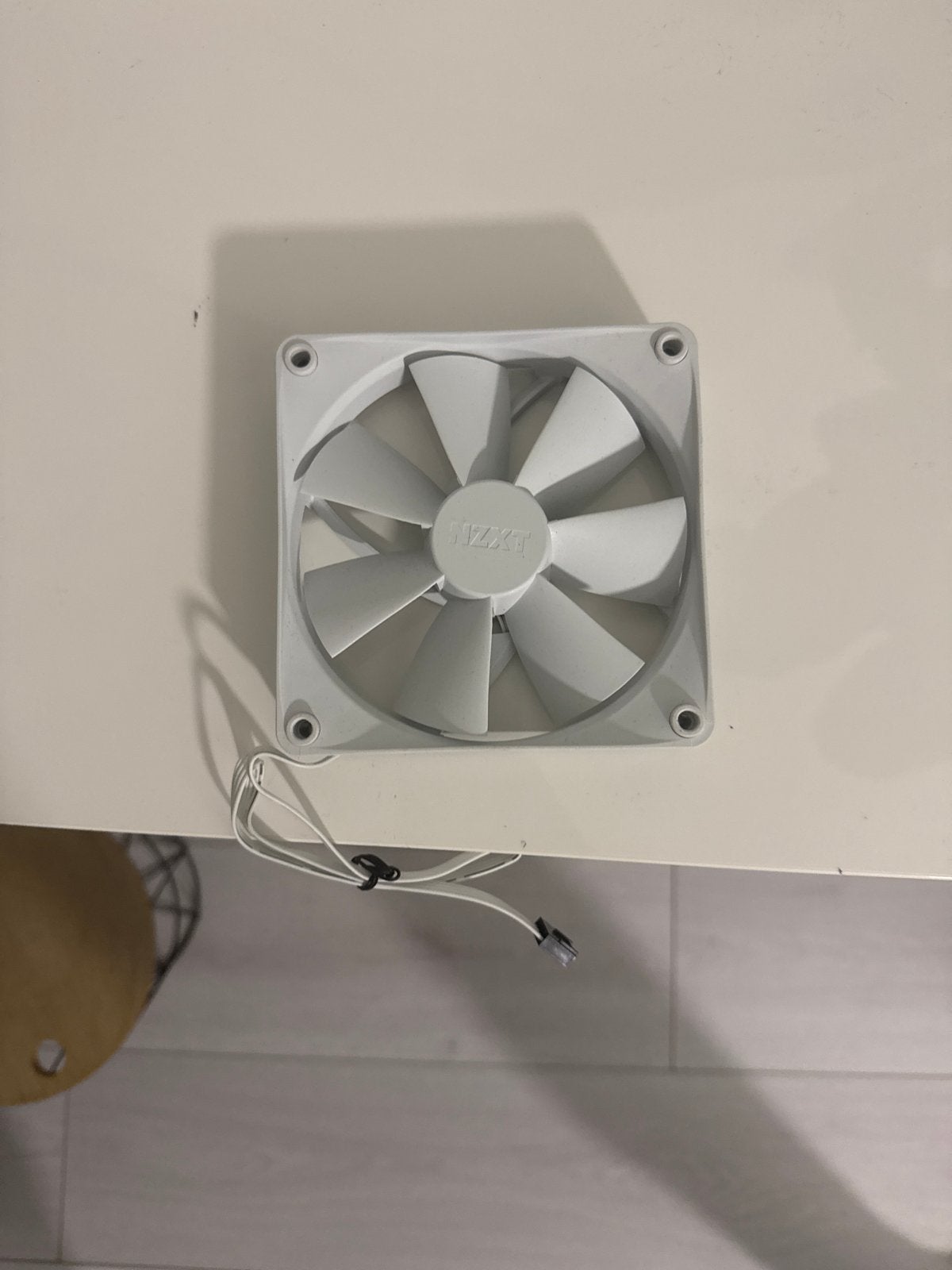 NZXT 512212 PC Ventilator - Wit, Computers en Software, Computerkoelers, Zo goed als nieuw, Luchtkoeling, Ophalen of Verzenden