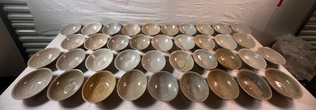 Chinees Song Celadon kommen (38 stuks), Antiek en Kunst, Antiek | Porselein, Ophalen