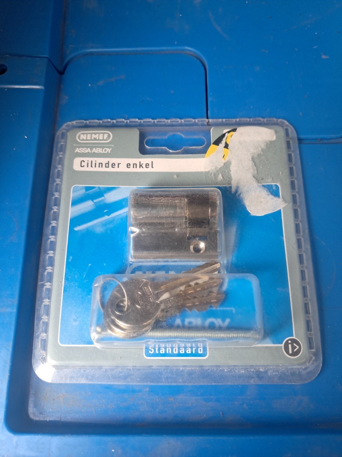 NEMEF ASSA ABLOY Cilinder enkel - 40 mm, Ophalen of Verzenden, Nieuw, Overige materialen, Slot