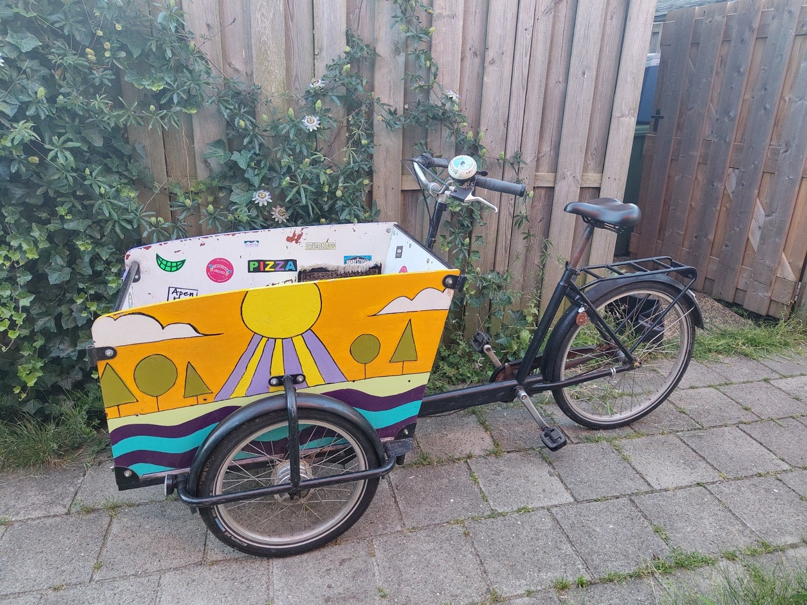 Unieke Babboe Bakfiets, Fietsen en Brommers, Terugtraprem, Gebruikt, 2 kinderen, Ophalen