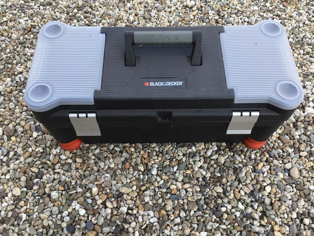 Black&Decker gereedschapskist, Ophalen, Gebruikt
