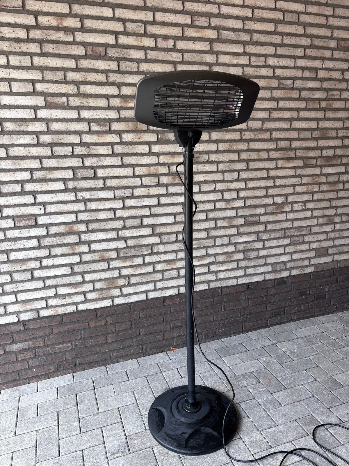 Terrasverwarmer staand - Elektrisch 2000W, Ophalen, Gebruikt, Elektrisch, Vloer