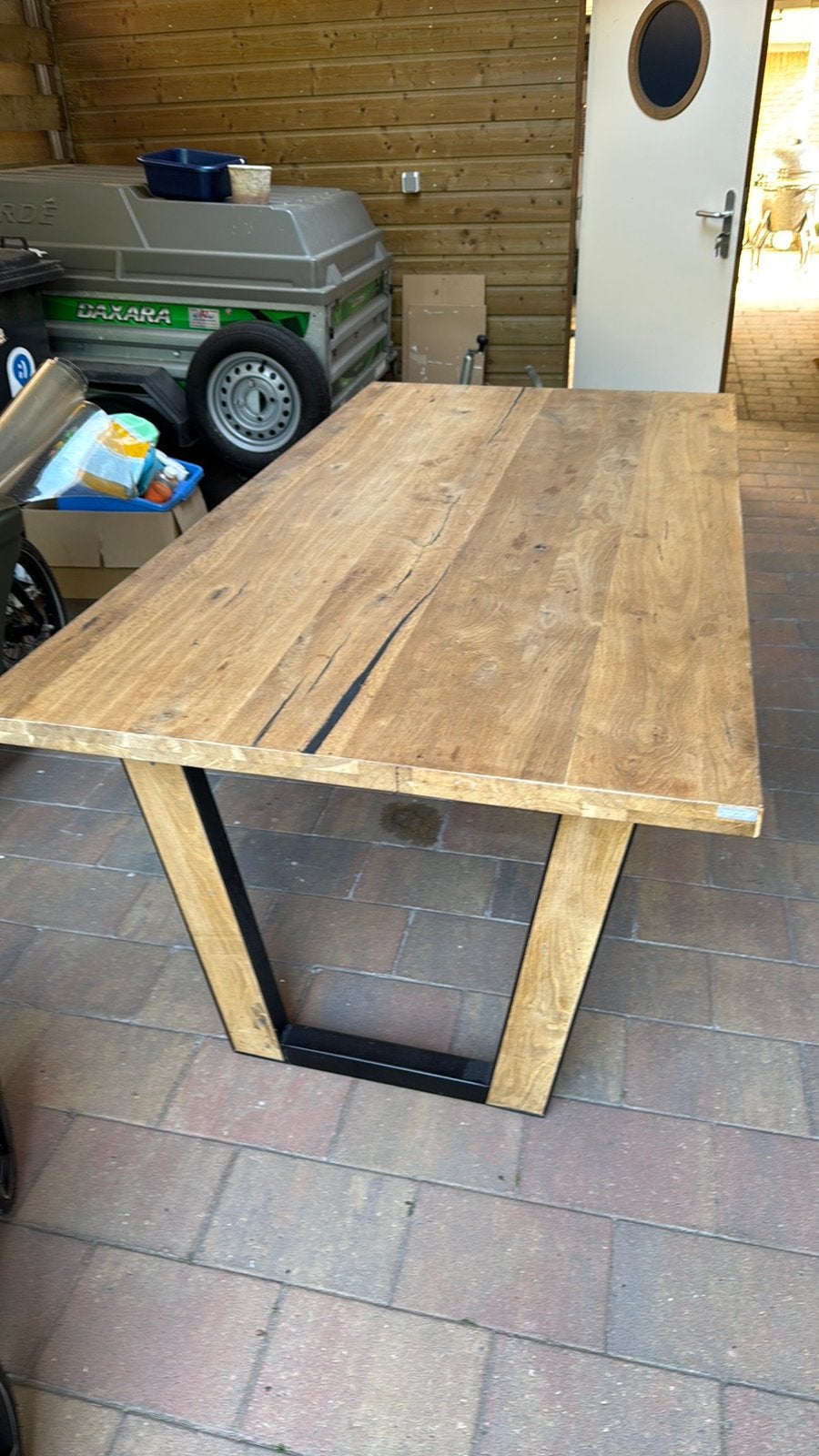 XOOON eettafel, Huis en Inrichting, Tafels | Eettafels, Ophalen, 200 cm of meer, 50 tot 100 cm, Zo goed als nieuw