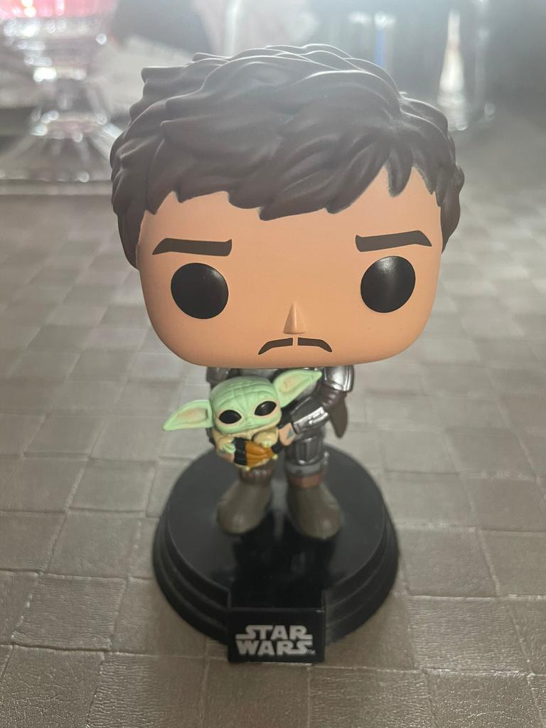 Din Djarin en Grogu Funko POP!, Ophalen, Zo goed als nieuw
