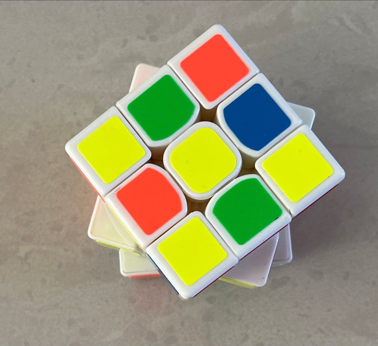 Rubiks Kubus 3x3 - Klassieke Puzzel, Ophalen of Verzenden, Zo goed als nieuw