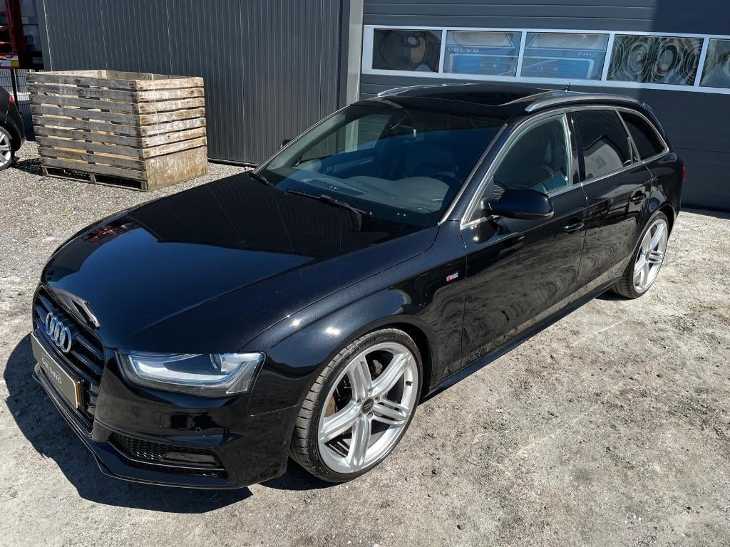 Audi A4 3.0 TDI Avant Quattro S-tronic 2013 Zwart 3x S-Line, Automaat, Euro 5, Zwart, A4
