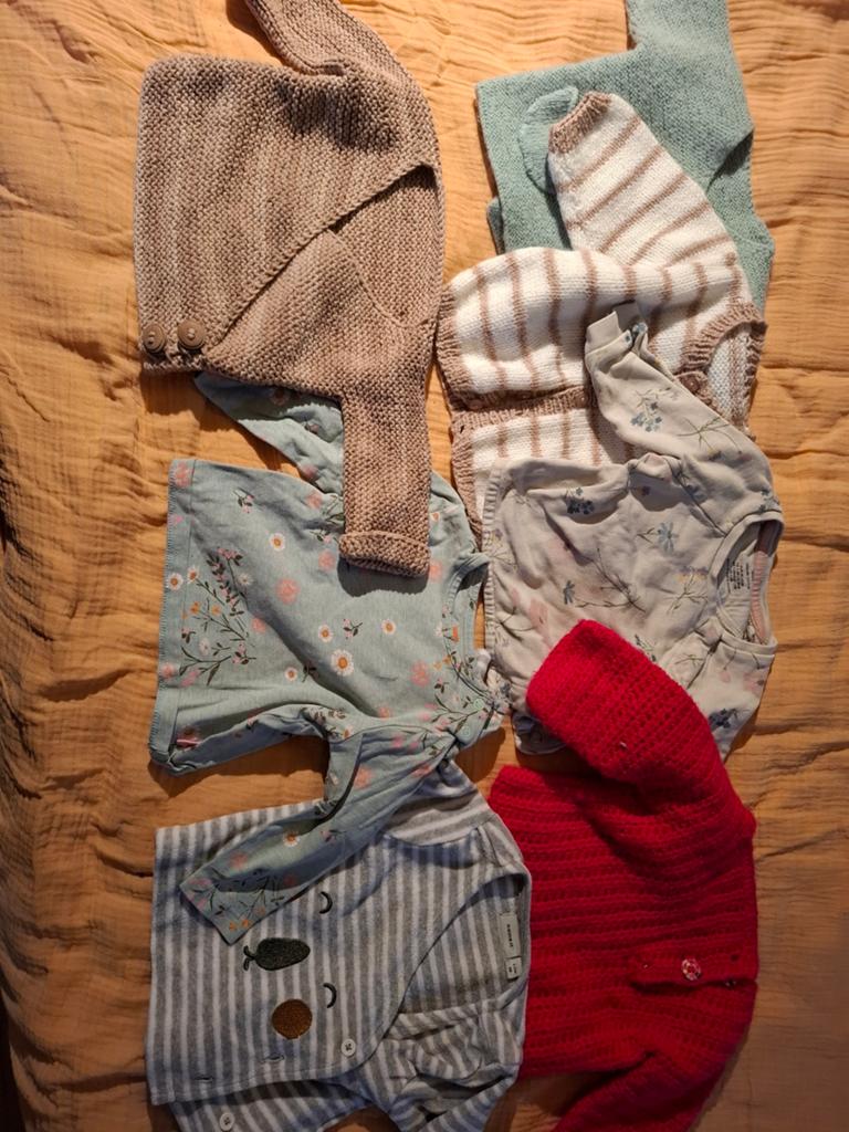Kledingpakket meisje maat 56: truitjes, broekjes, boxpakjes, Ophalen of Verzenden