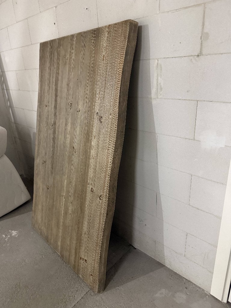 Robuust Tafelblad van Eikenhout, Zo goed als nieuw, Modern industrieel, Eikenhout, Rechthoekig