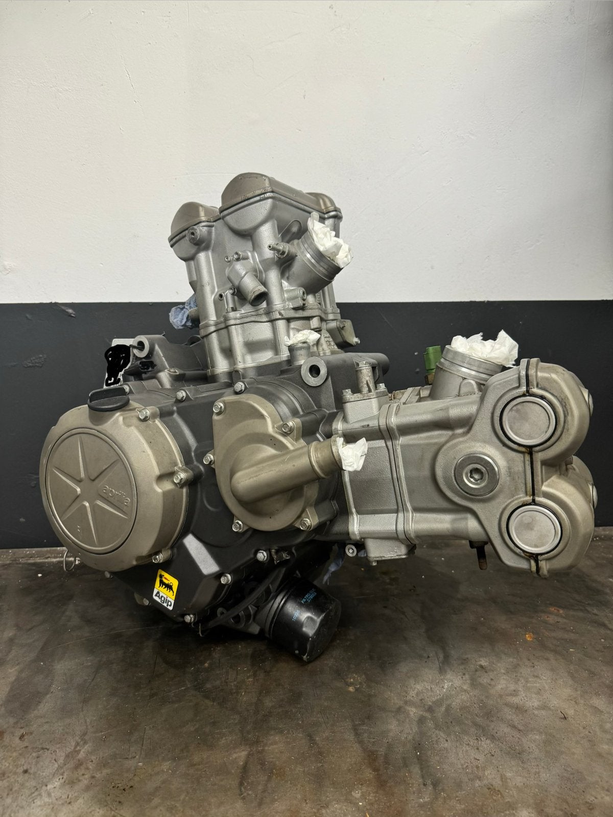 Te koop motorblok Aprilia dorsoduro shiver 750 2008 9dkm, Ophalen