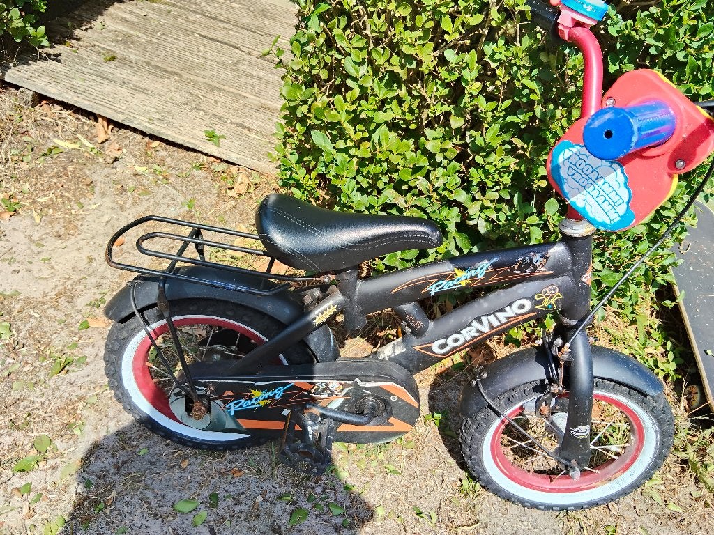 Kinder fiets 12 inch, Ophalen, Terugtraprem, Gebruikt, Corvino