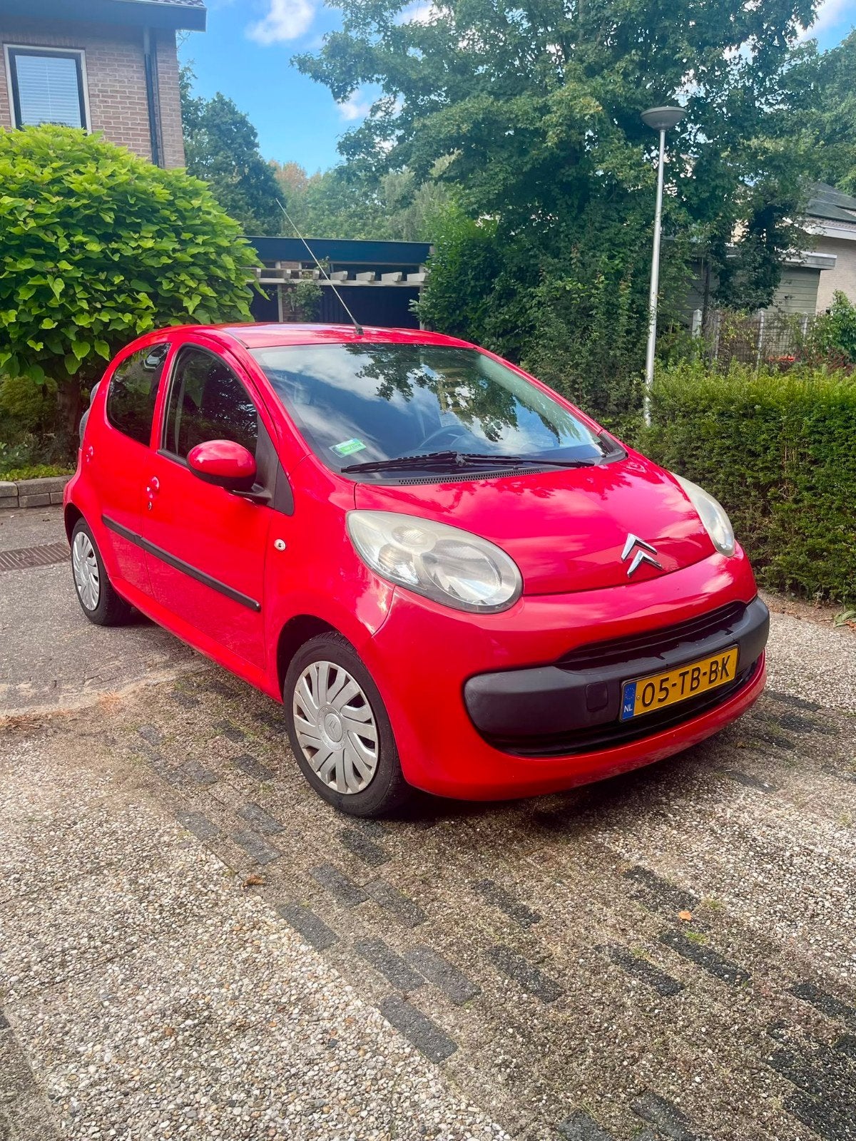 Citroën C1 1.0, 5-DRS, 2006, Rood, C1,106.000km, apk 07 2027, Voorwielaandrijving, Stof, 4 stoelen, C1