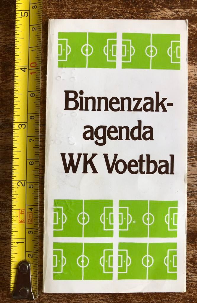 WK’74 Binnenzak agenda, Verzamelen, Sportartikelen en Voetbal, Ophalen of Verzenden, Gebruikt
