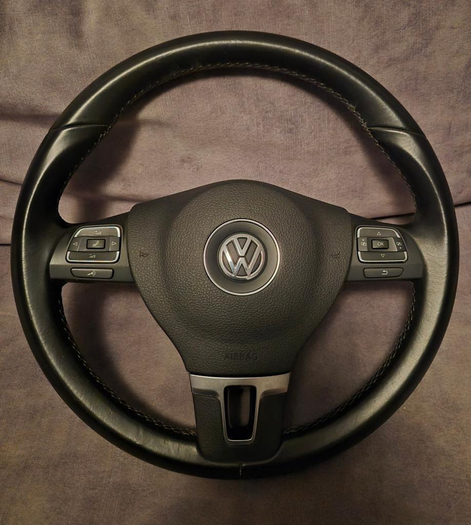Stuur incl airbag volkswagen golf 6 / passat b7, Auto-onderdelen, Besturing, Ophalen of Verzenden, Gebruikt, Volkswagen