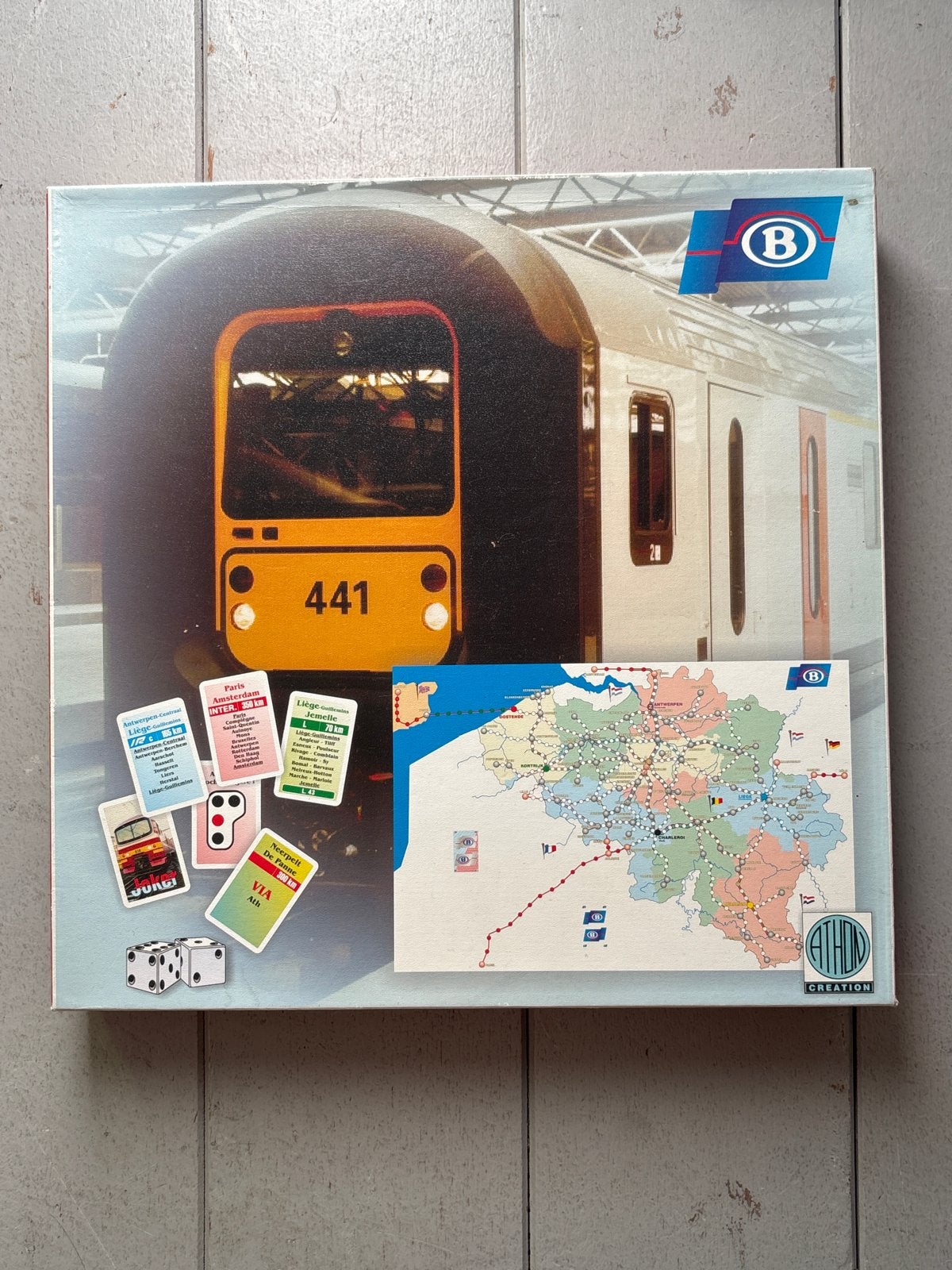NMBS Treinbordspel - Belgische Spoorwegen, Hobby en Vrije tijd, Drie of vier spelers, Verzenden, Gebruikt