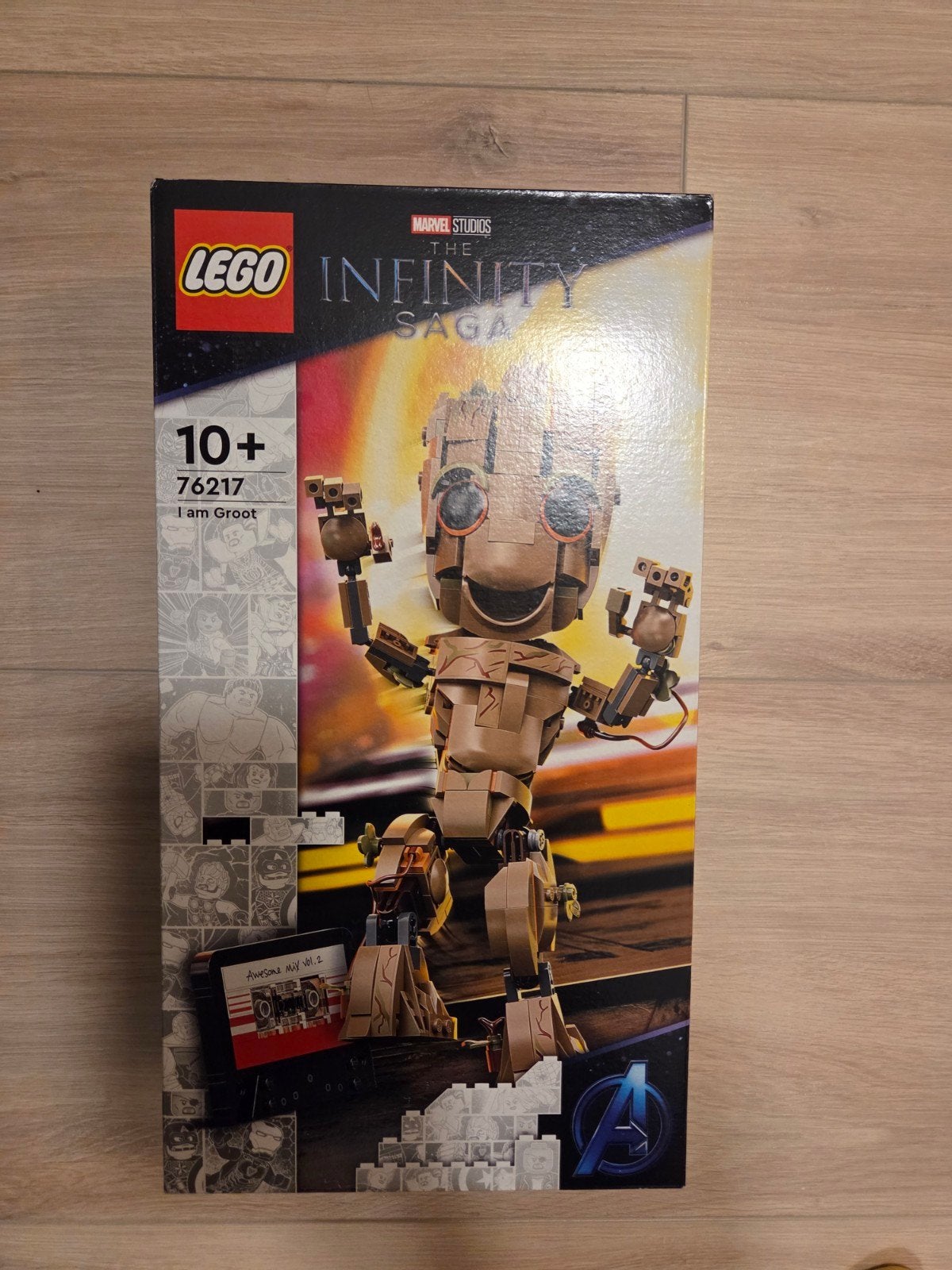 LEGO Marvel I Am Groot 76217 - Nieuw in doos, Inclusief doos, Marvel, Lego, Nieuw