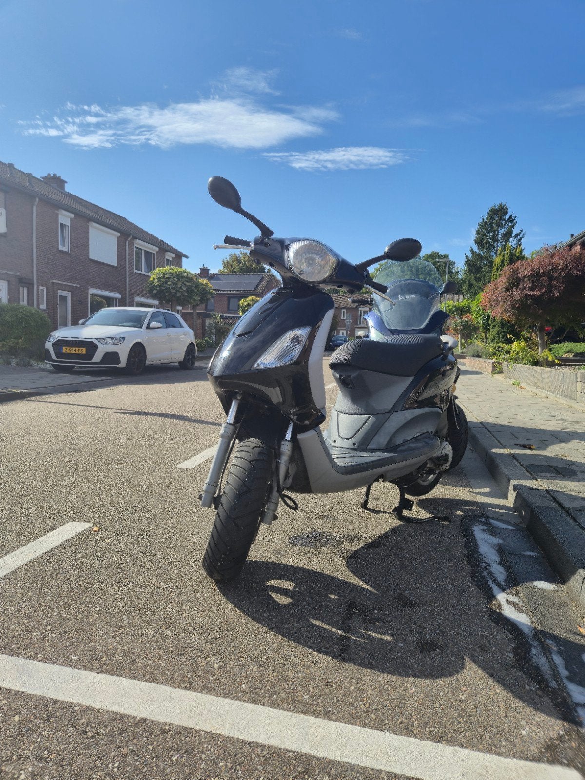 Piaggio Fly Scooter - Zwart/Grijs, Ophalen, Piaggio, Gebruikt, Maximaal 45 km/u